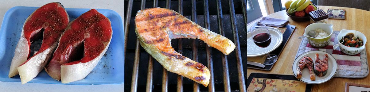 Grilled Salmon Steak1