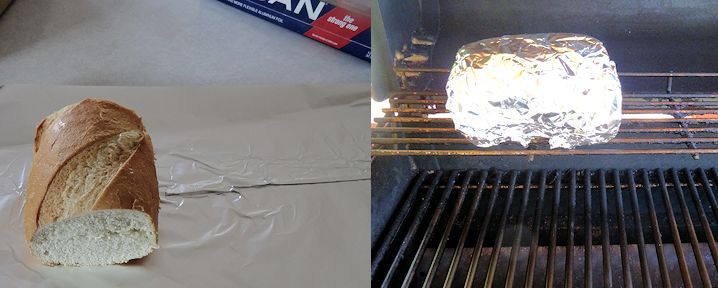 Garlic Bread on the Grill 2