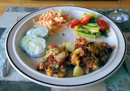 Grilled Ham Cheese & Potatoes 5