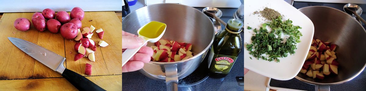 Grilled Ham Cheese & Potatoes 6