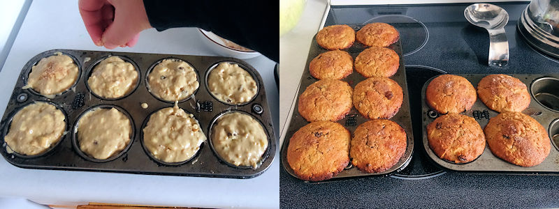 Sourdough Harvest Apple Muffins 3