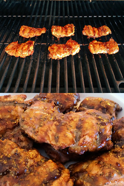 Smoked Chicken Thighs 4