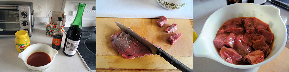 Beef Brochettes au Vin 1