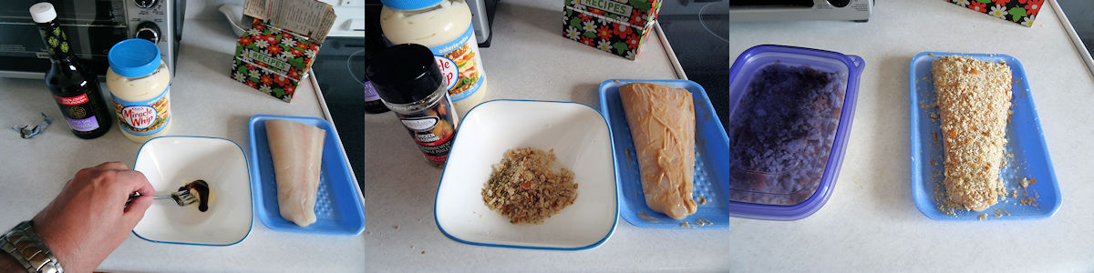 Quick Breaded Halibut 1