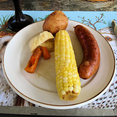 Milk Can Dinner at oldfatguy.ca